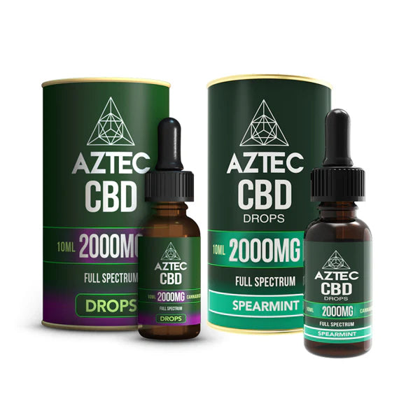Aztec CBD 2000mg CBD Full Spectrum Hemp Oil CBD Oil 10ml