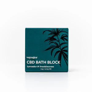 Voyager 100mg CBD Lavender & Frankincense Bath Block Product 100g