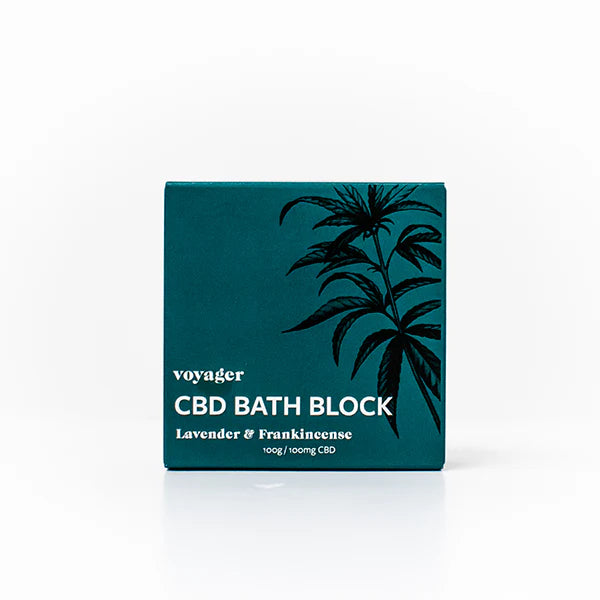 Voyager 100mg CBD Lavender & Frankincense Bath Block Product 100g
