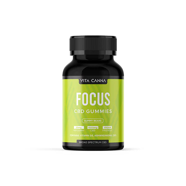Vita Canna 1500mg CBD Functional CBD Vegan CBD Gummies