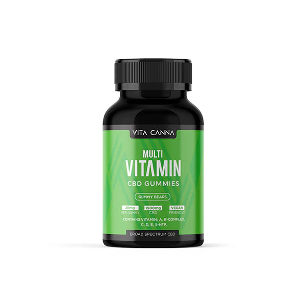 Vita Canna 1500mg CBD Functional CBD Vegan CBD Gummies