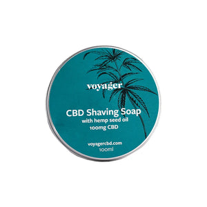 Voyager 100mg CBD Shaving Soap Product 100ml
