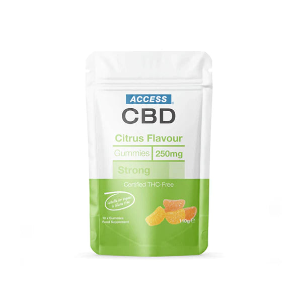 Access CBD 250mg CBD Citrus Gummies CBD Gummies 45g