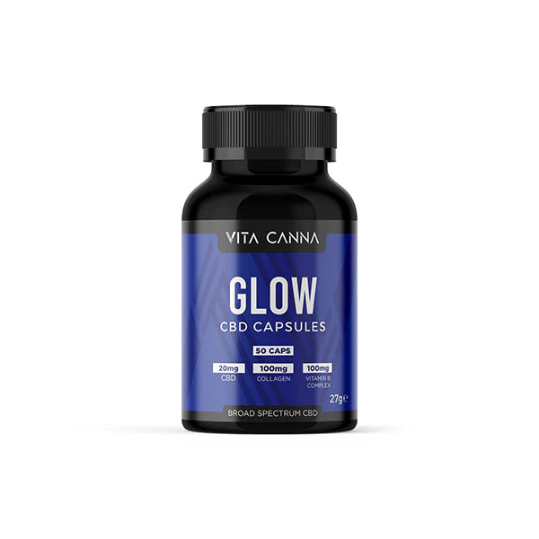 Vita Canna 1000mg CBD Broad Spectrum Functional CBD Vegan Capsules 50caps