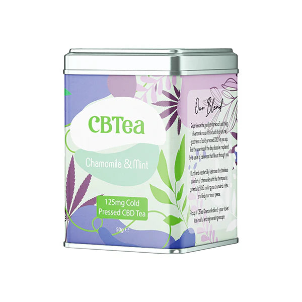CBTea 125mg CBD Chamomile & Mint Tea Product 50g
