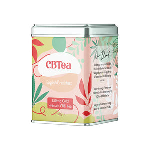 CBTea 250mg CBD English Breakfast Tea Product 100g