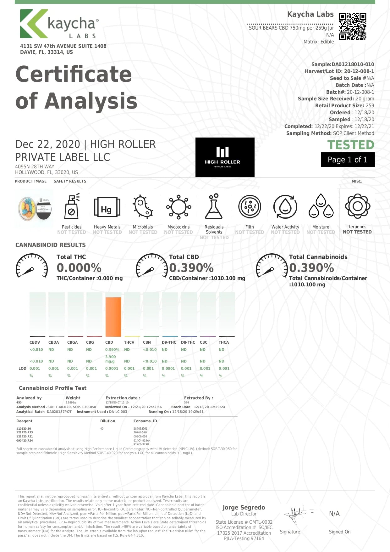 Just CBD 750mg CBD CBD Gummies 263g