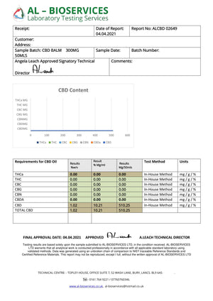 Legacy369 300mg CBD Balm N Product