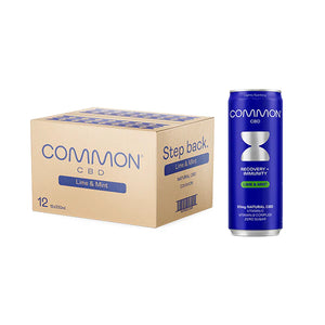 Common 20mg CBD Lime & Mint Sparkling Drink Product 330ml