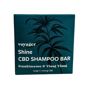Voyager 100mg CBD Shine Shampoo Bar Product 100g
