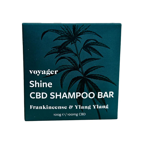 Voyager 100mg CBD Shine Shampoo Bar Product 100g