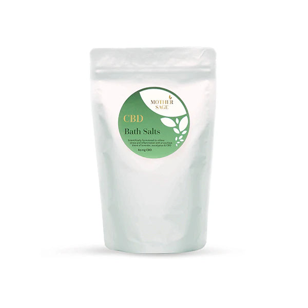 MotherSage 60mg CBD Bath Salts Product 300g