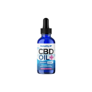 Hempthy 1000mg CBD CBD Oil 30ml