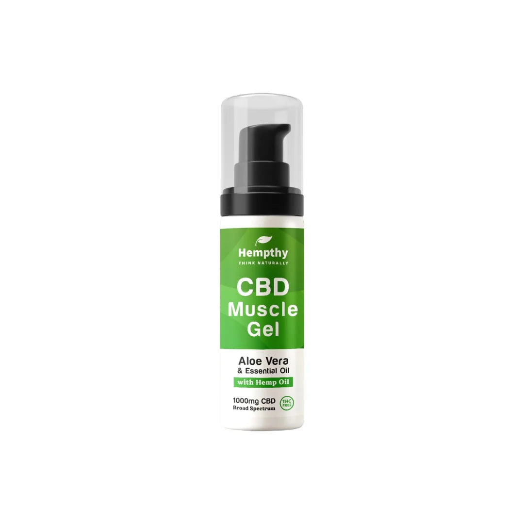Hempthy 1000mg CBD Muscle Gel Product 50g