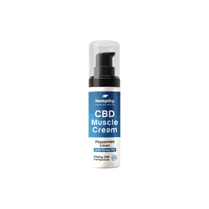 Hempthy 250mg CBD Muscle Cream Product 50g