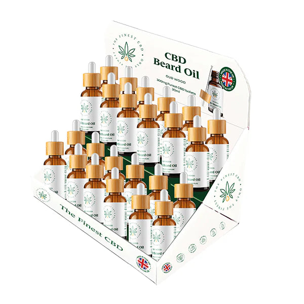 The Finest Balm CBD Beard Oil CDU Bundle x CBD Oil