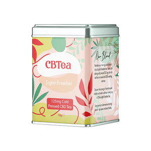 CBTea 125mg CBD English Breakfast Product 50g
