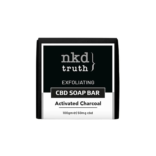 NKD 50mg CBD Specialty Activated Charcoal soap bar Product 100g