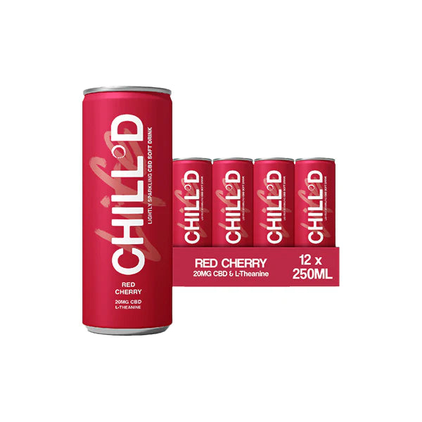 CHILL°D 20mg CBD Sparkling Drink Product 250ml
