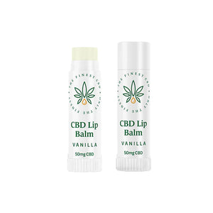 The Finest Balm 50mg CBD Vanilla Lip Balm Stick Product 5ml