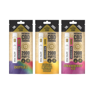 Aztec CBD 2000mg CBD Broad Spectrum Starter Pro Vape Kit