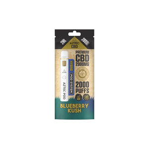 Aztec CBD 2000mg CBD Broad Spectrum Starter Pro Vape Kit