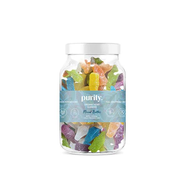 Purity 1000mg CBD Vegan Gummies CBD Gummies 400g