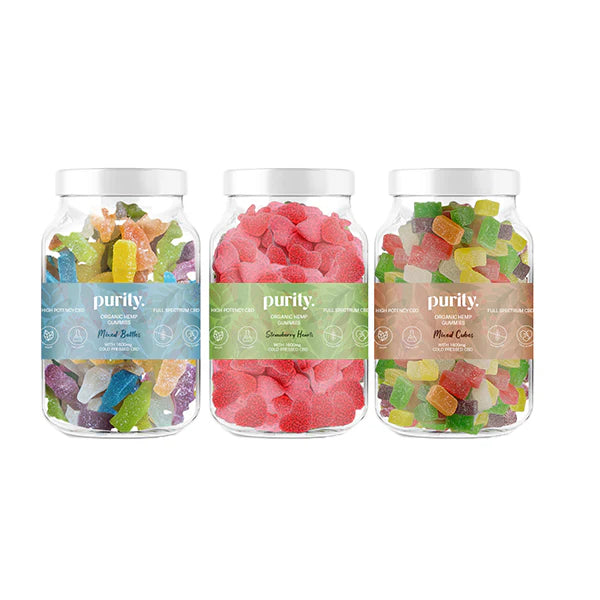 Purity 1600mg CBD Vegan Gummies CBD Gummies 400g
