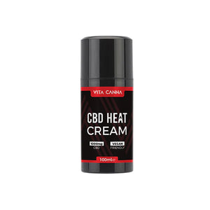Vita Canna 1000mg CBD Heating Cream Product 100ml