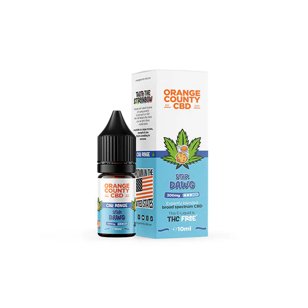 Orange County 300mg CBD Cali Range Product 10ml