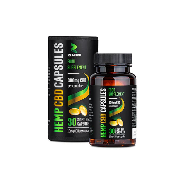 Reakiro 300mg CBD Full Spectrum CBD Soft Gel Capsules 30caps