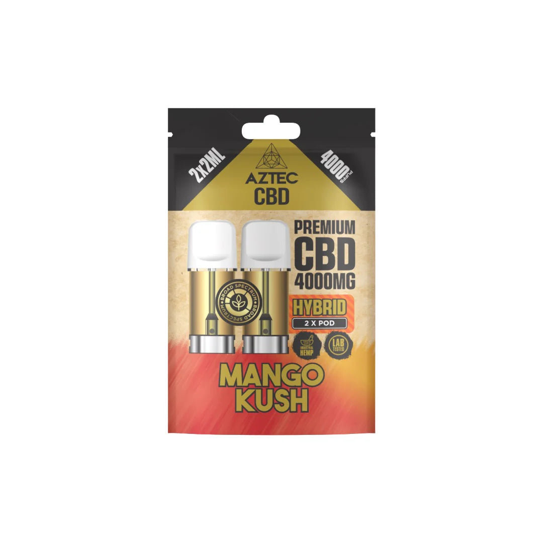 Aztec CBD 4000mg CBD Broad Spectrum CBD Pod 2ml