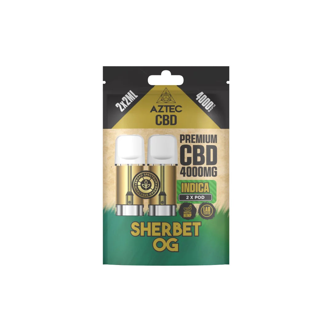 Aztec CBD 4000mg CBD Broad Spectrum CBD Pod 2ml