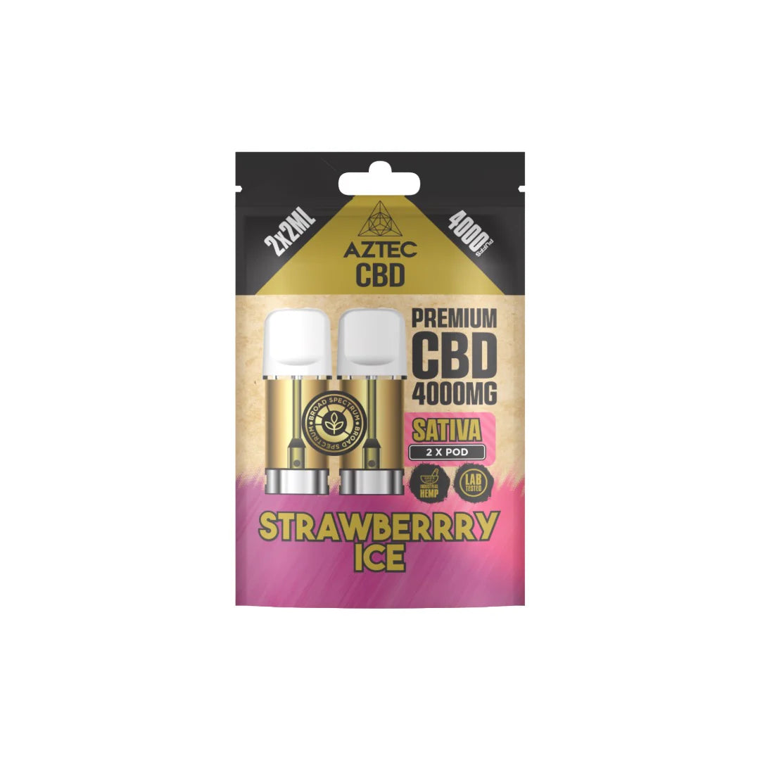 Aztec CBD 4000mg CBD Broad Spectrum CBD Pod 2ml