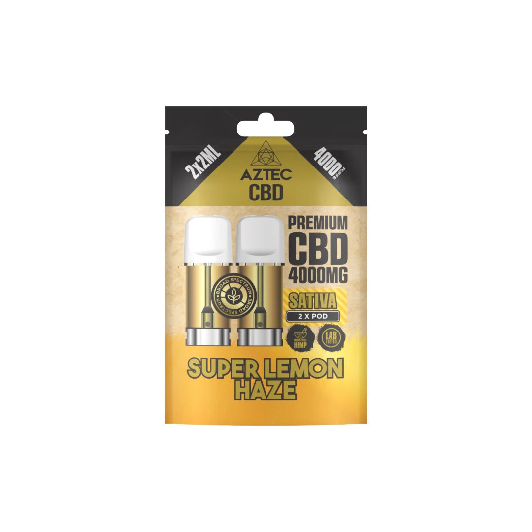 Aztec CBD 4000mg CBD Broad Spectrum CBD Pod 2ml