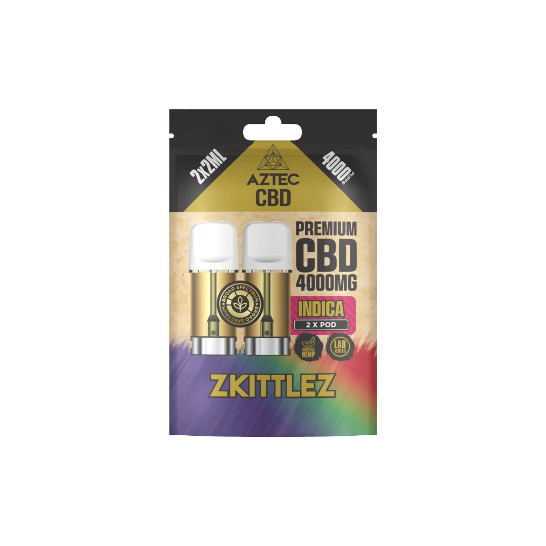 Aztec CBD 4000mg CBD Broad Spectrum CBD Pod 2ml