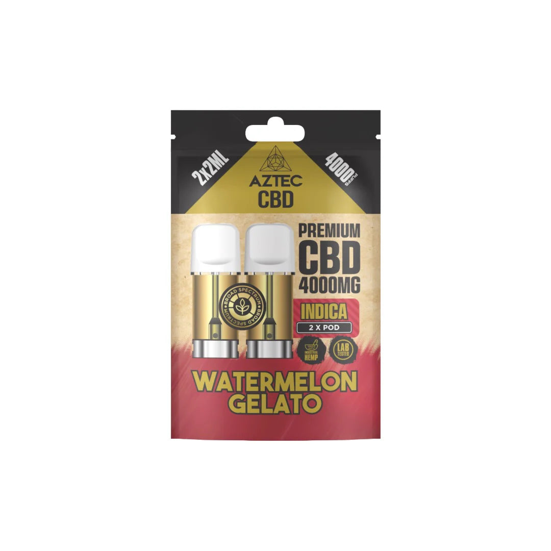 Aztec CBD 4000mg CBD Broad Spectrum CBD Pod 2ml