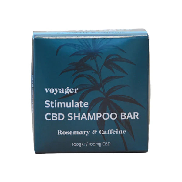 Voyager 100mg CBD Stimulate Shampoo Bar Product 100g