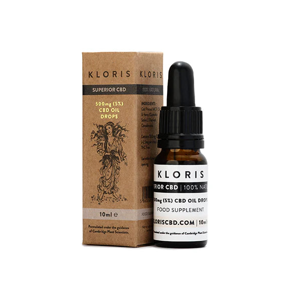 Kloris 500mg CBD Oil Drops CBD Oil 10ml