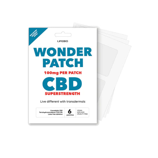 Lifebio 600mg CBD Superstrength Wonderpatch Product