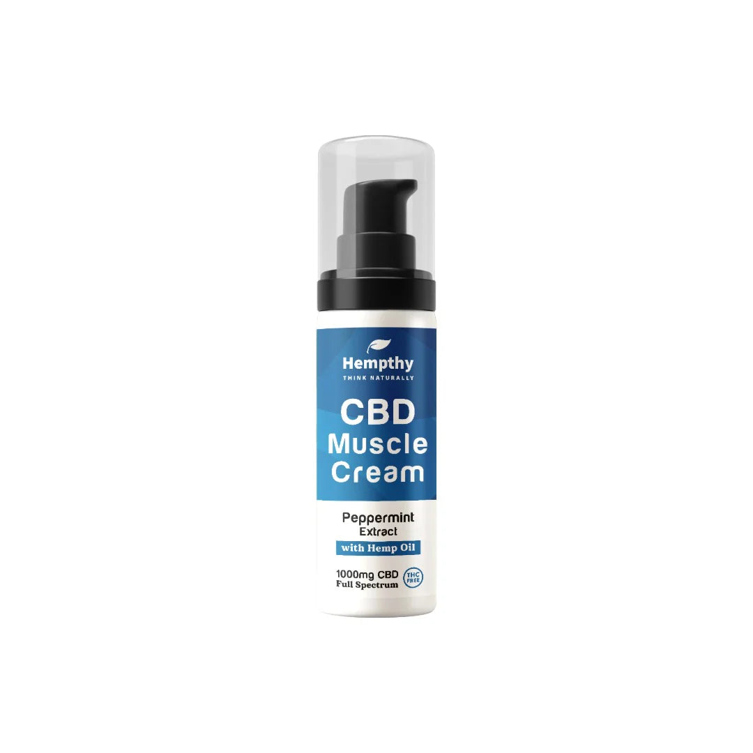 Hempthy 1000mg CBD Muscle Cream Product 50g