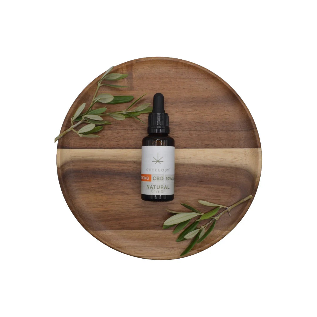 Goodbody Botanicals 3000mg CBD Natural Olive Oil Drops CBD Oil 30ml
