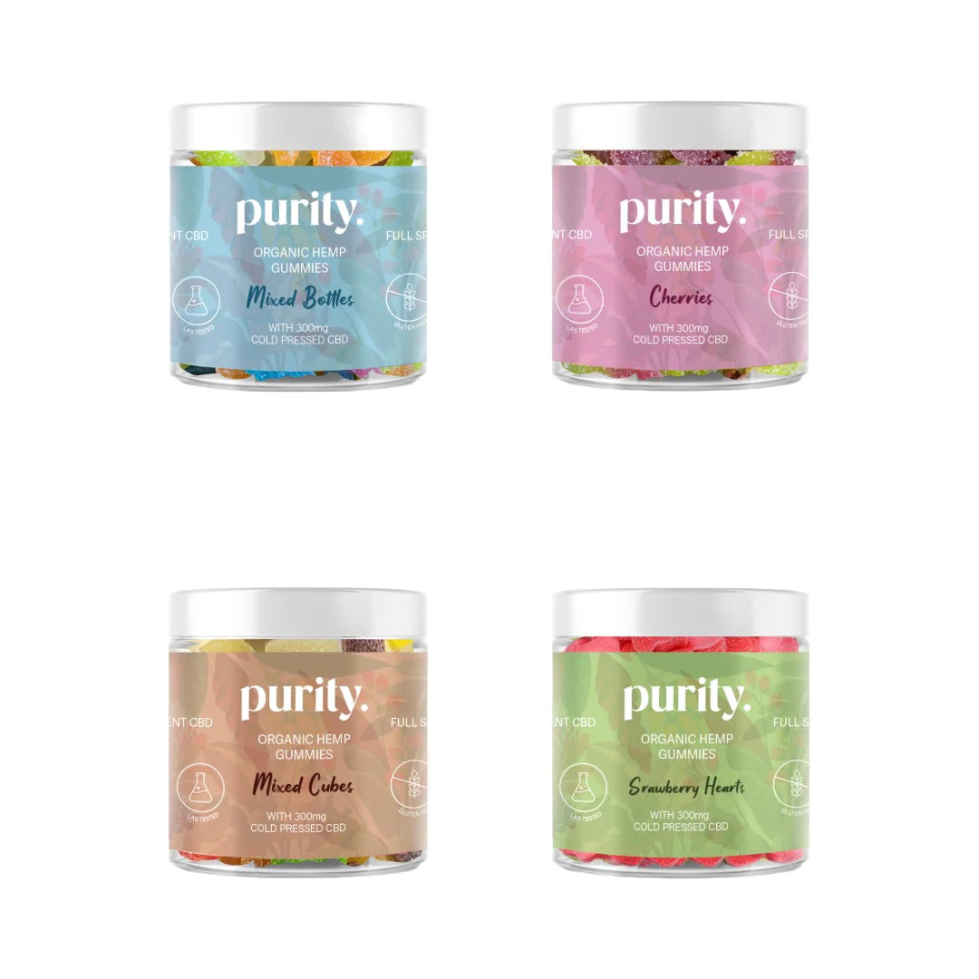 Purity 300mg CBD Vegan Gummies CBD Gummies 150g