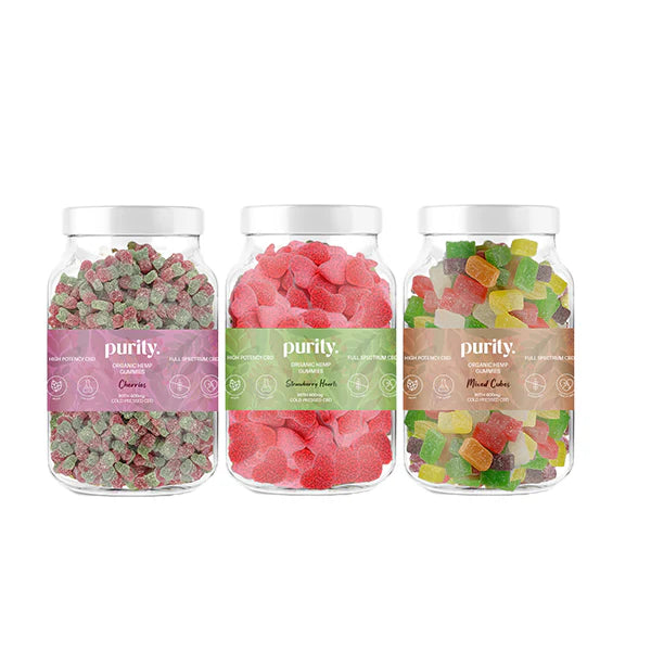 Purity 600mg CBD Vegan Gummies CBD Gummies 400g