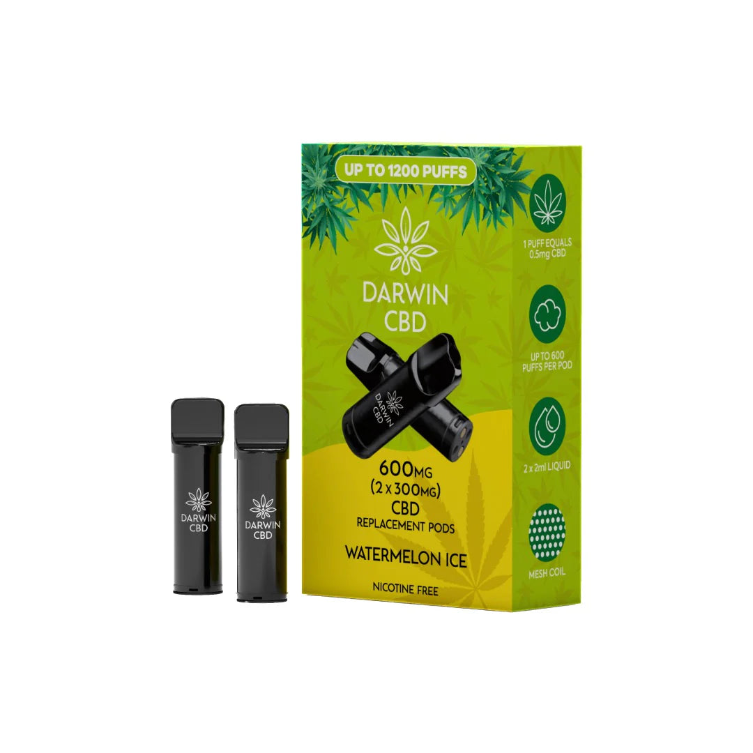 Darwin 600mg CBD Darwin CBD Prefilled Replacement Pod 2pcs