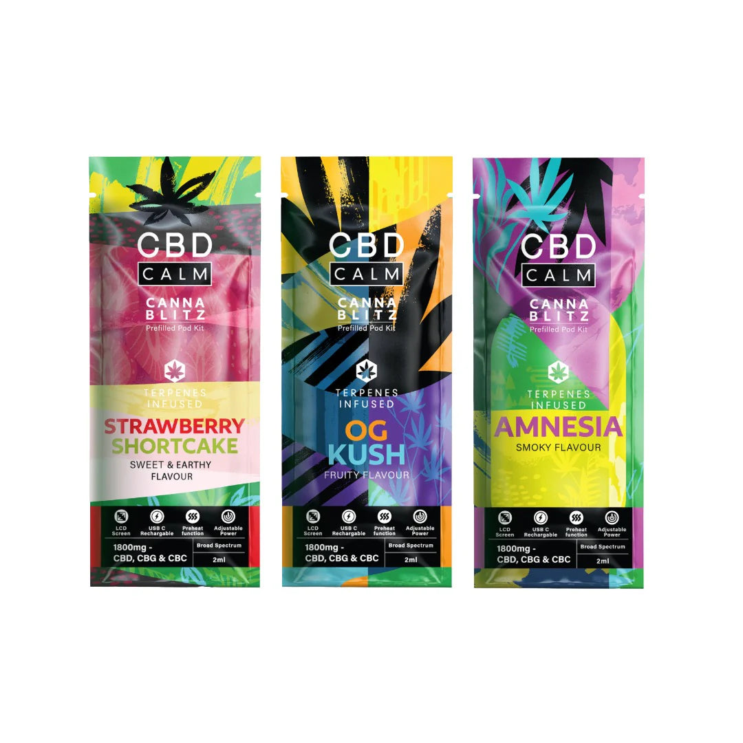CBD Calm 1800mg CBD Calm CANNABLITZ Vape Kit