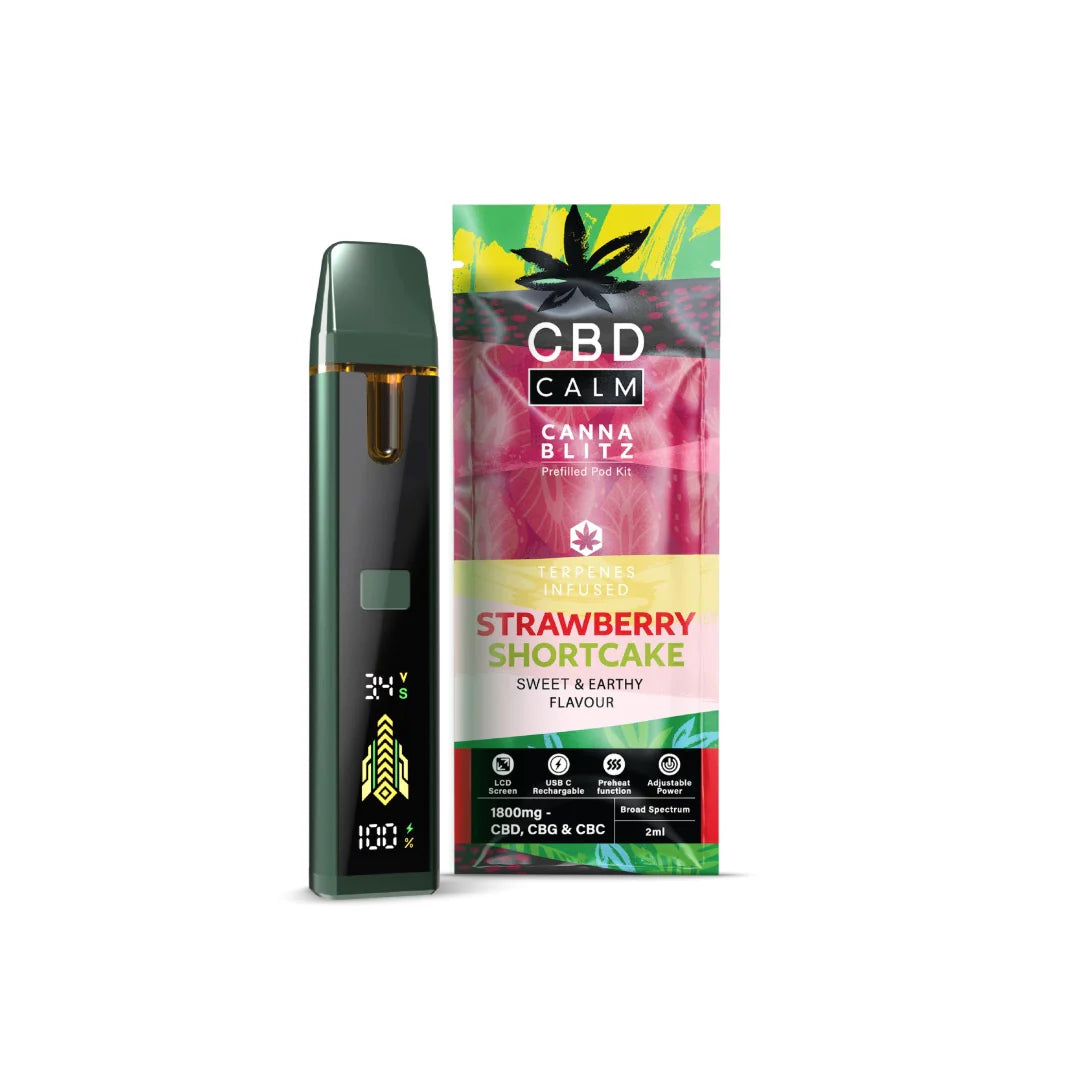 CBD Calm 1800mg CBD Calm CANNABLITZ Vape Kit