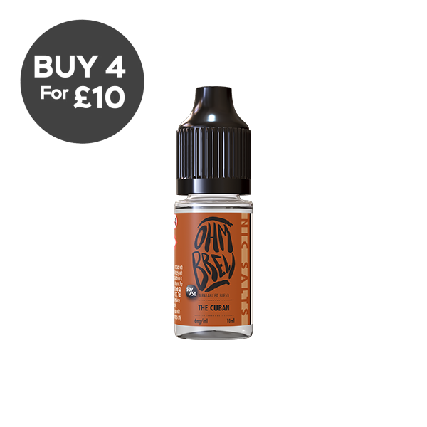 3mg Ohm Brew Balanced Blend 10ml Nic Salts (50VG/50PG) Vaping Products