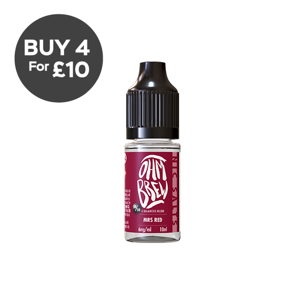 3mg Ohm Brew Balanced Blend 10ml Nic Salts (50VG/50PG) Vaping Products