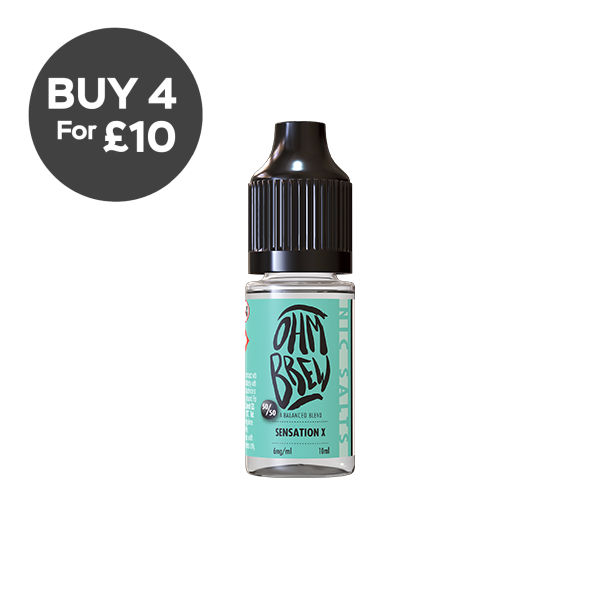 3mg Ohm Brew Balanced Blend 10ml Nic Salts (50VG/50PG) Vaping Products